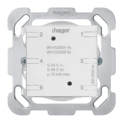 Intérieur pour poussoir universel 4…6× Hager avec LED montage F 