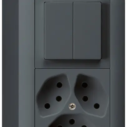 Combinazione AP I-I 1/1L+3×T13 antracite kallysto 