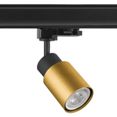 Spot SLV PURI 2.0 Tube GU10 1×6W VAR AD3PH Ø55mm noir/or 