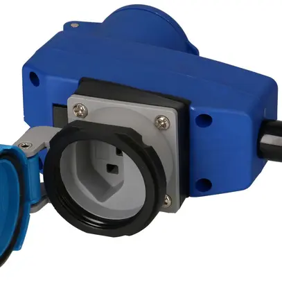 Distributore di corrente MH maxCAMP 1×CEE16 6h blu 1×T23 IP44 