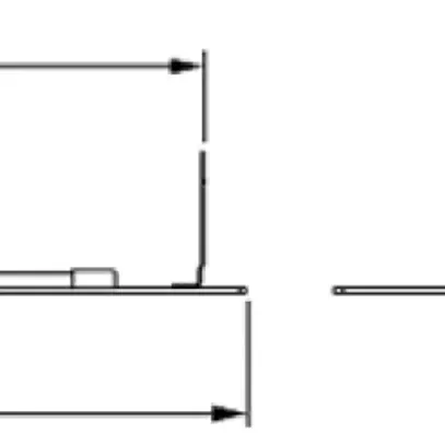Cornice INS ZBP333 CFRM L470 W470 per Mini 300 gen3, 520×520×92mm, bianco 