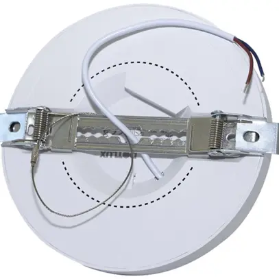 LED-Deckenleuchte DOTLUX UNISIZE 22W 2300lm 4000K IP20 Ø290mm weiss 