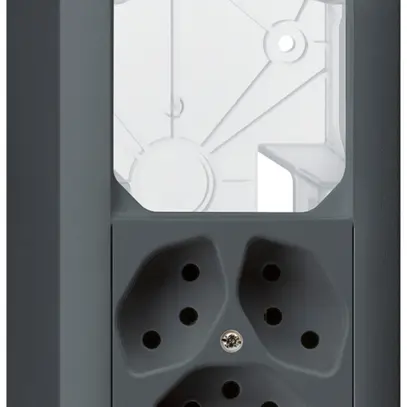 Combinazione AP vuoto+3×T13 antracite kallysto 