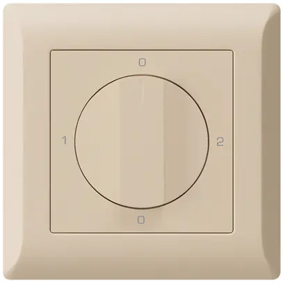 Interrupteur rotatif ENC kallysto.line 2/1L beige avec manette 