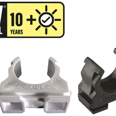 Bride de serrage PLICA Clipfix UV M20 blanc 