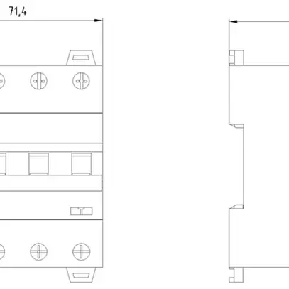 Disgiuntore differenziale Siemens SENTRON 3LN C-16A 6kA, 30mA tipoA 