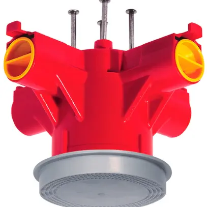 Lampendübel MT Crallo-Star Ø60×85mm mit Montagering 4×M20/M25 rot 