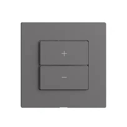 Comando per dimmer 1K/2T Edue Wiser grigio scuro 