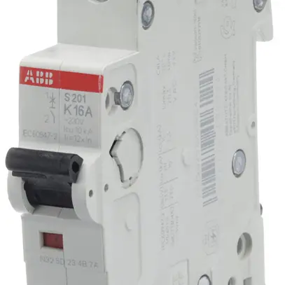 Disjoncteur ABB S201-K16 16A 6kA 