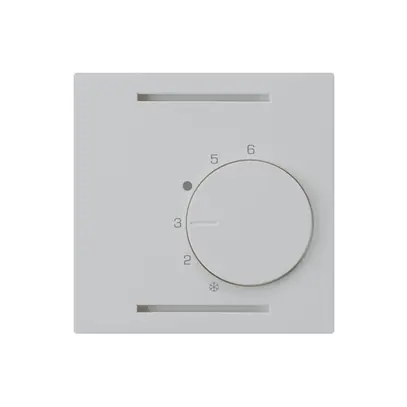 Termostato ambiente INC kallysto grigio chiaro senza interruttore 