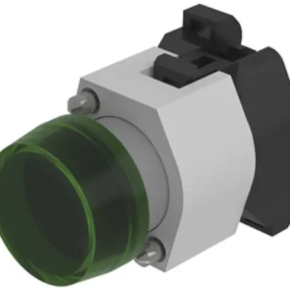 Segnale luminoso INS EAO04 traslucido IP65, verderde 