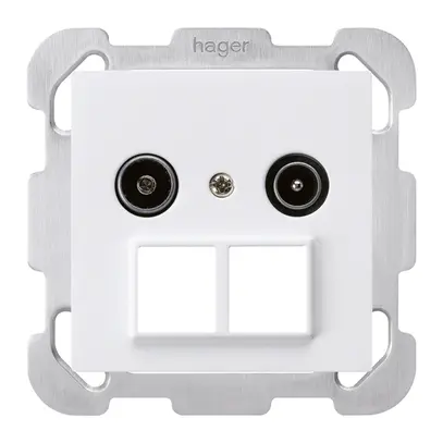 Prise d'antenne ENC R/TV HMS kallysto B 23dB blanc 