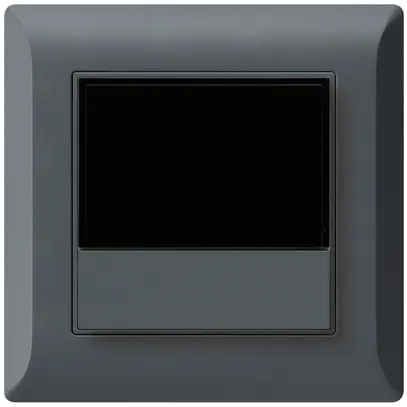 Termostato ambiente INC kallysto.line KNX s/e-link con tasto antracite 