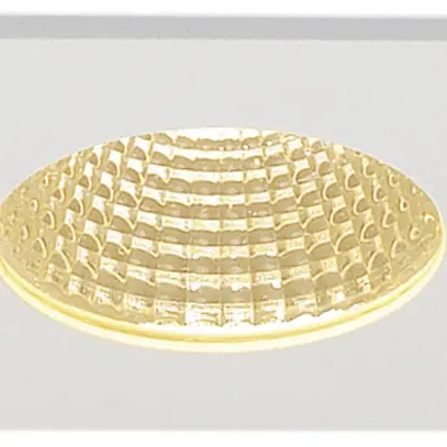 Downlight LED INC SLV PATTA-I, 12W 800lm 3000K carré IP65 blanc mat 