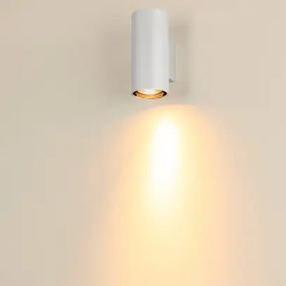 Applique SLV ASTO TUBE GU10 1×10W Ø70×155mm blanc 