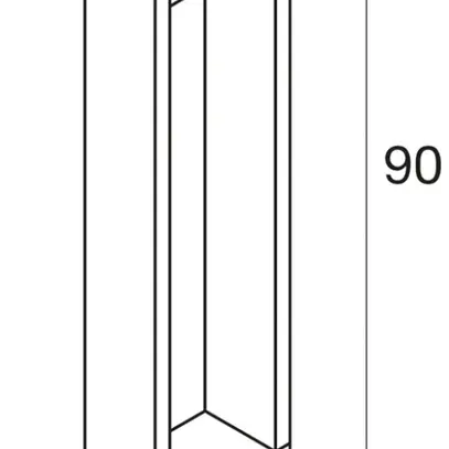 Paletto luminoso LED SLV QUAD POLE 90 18W 3000K 1550lm IP65 antracite 