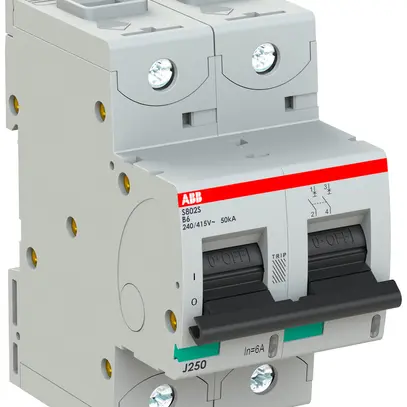 Disjoncteur ABB S802S-B6 2P 400V B-6A 50kA 3UM 