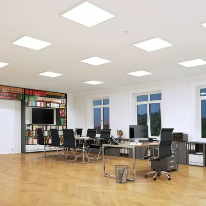 LED-Panelleuchte LEDVANCE BIOLUX HCL 40W 4400lm 2700…6500K 595×595mm 