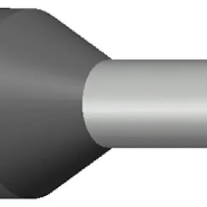 Aderendhülse Ferratec DIN isoliert 0.75mm²/6mm grau 