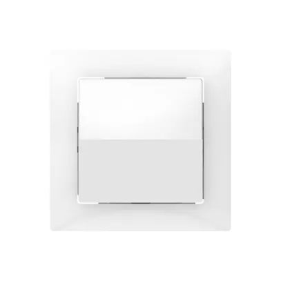 Poussoir de sonnerie ENC SIDUS E blanc brillant 