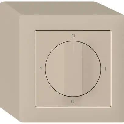 Interruttore rotativo AP kallysto 5/1L beige con manopola 
