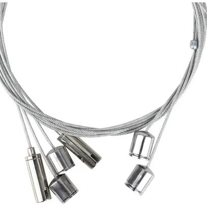 Kit de suspension à corde Eglo Salobrena acier 900mm chrome 