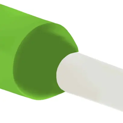 Embout de câble Mischke IE 6mm²/12mm Cu-étamé isolé vert 