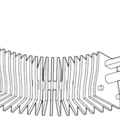 Raccord à équerre flexible Lytespan 3, blanc 