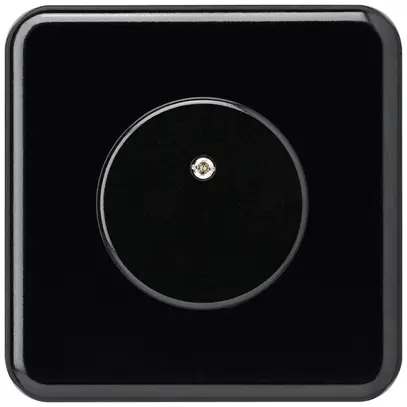 Plaque d'obturation ENC basico Ø43mm noir 