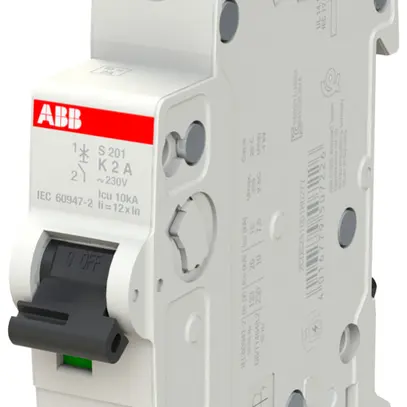 Disjoncteur ABB S201-K2 2A 6kA 