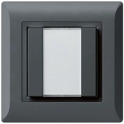 Poussoir multifonction ENC kallysto.line KNX RF 2× anthracite 