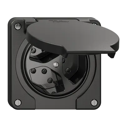 Prise NEVO N.CO, 3×T13, IP21, noir 