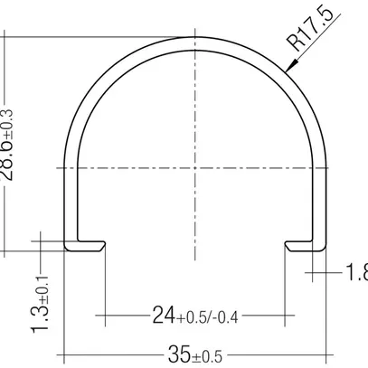 Couvercle LED Tridonic LINEAR COVER SY, pour module LED LLE24, 1200mm, diffuse 