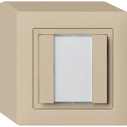 Poussoir universel AP 2×kallysto sans LED beige 