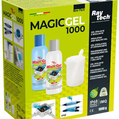 Elastomero isolante Raytech Magic Gel 2 bottiglie 1l 