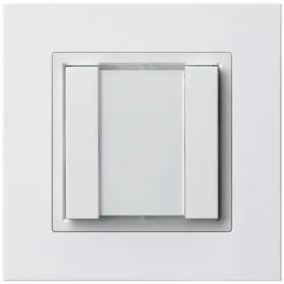 Pulsante multifunzionale AP kallysto.pro KNX RF 2× bianco 