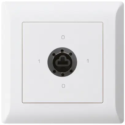 Interruttore rotativo INC kallysto.line 0/3L bianco per serratura senza cilindro 