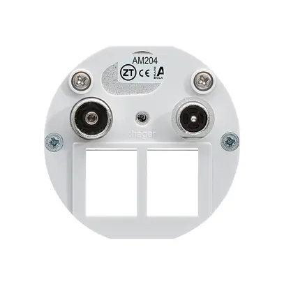 Inserto per presa multimedia Hager R/TV montaggio E 4dB 2GHz 