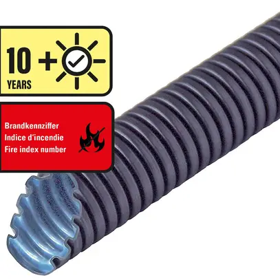 Tubo d'installazione PLICA UV-Flex M16 gliss nero 