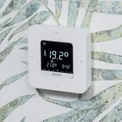 Thermostat à horloge AP Theben RAMSES 812 top3 blanc 