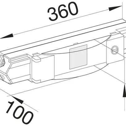 Kit di montaggio thalit 3×nero 