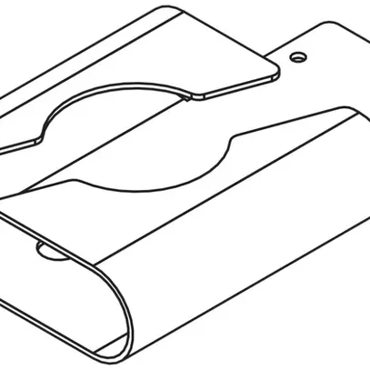 Support de câble pour canal en C Lanz 50mm ZMA 