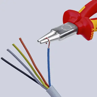 Pinza tonda KNIPEX 160mm VDE 1000V 