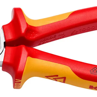 Pince universelle à becs demi-ronds KNIPEX VDE Ø3.8/3/13mm 25mm² 