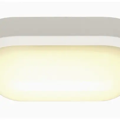Plafoniera/Lpda a muro LED SLV TERANG 2, 11W 680lm 3000K IP44 bianco 