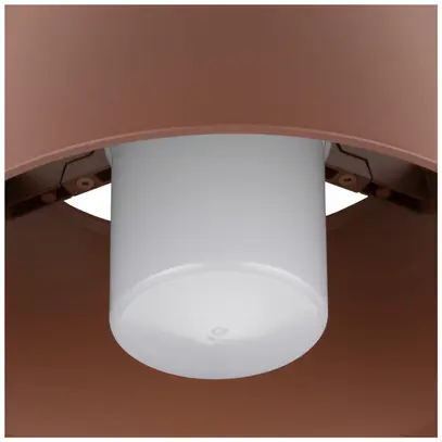 Plafoniera SLV PHOTONI CYL E27 1×13W IP65 Ø224×175mm ruggine 