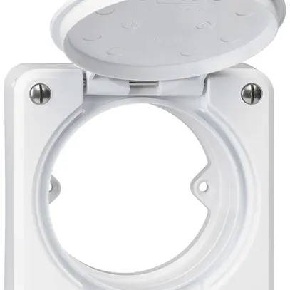 Oberteil robusto mit Klappdeckel 2-Punkt mit Adapterring weiss 