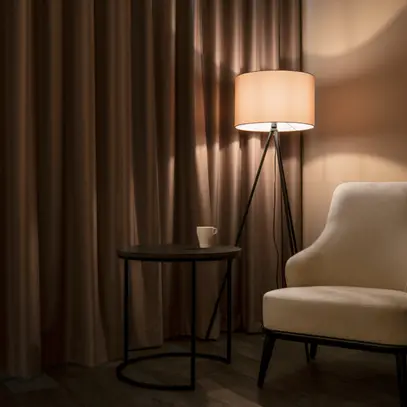 Abat-jour SLV FENDA, Ø455×280mm beige 