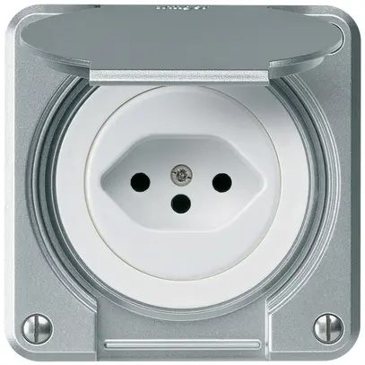 Presa INC robusto tipo 13 alluminio per combinazione 