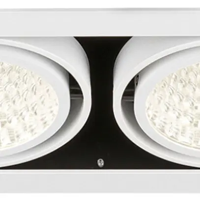 LED-Downlight SLV KADUX 2×27W 3400lm 940 30° DALI 370×195mm weiss 